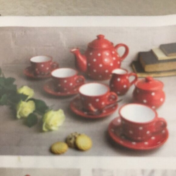 City to Cottage Tea cup and plate Polka Dotted - Picture 9 of 11